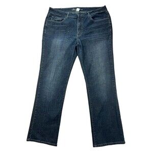 Kenneth Cole New York Men’s Straight Dark Blue Denim Jeans Smou9718‎ Size 34X30